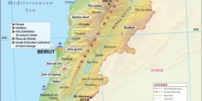 Map of ancient Lebanon